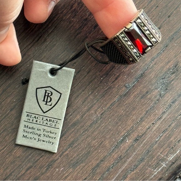 Blac Label Heritage - Sterling Silver Men’s Ring Size 11 | New - Picture 3 of 6